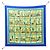 Hermès Foulard Hermes L'ALPHABET DES METIERS Carre Blu
