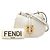 Borsa a tracolla Fendi Camon Nano Bianco - vista 7