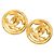 Orecchini a clip Chanel Vintage Coco Mark D'oro