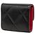 Cartera tri-fold Chanel 19 Dixneuf Coco Mark Negro Roja - vista 2