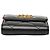 Cartera tri-fold Chanel 19 Dixneuf Coco Mark Negro Roja - vista 3