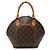 Borsa Louis Vuitton Monogram Ellipse PM Marrone