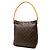 Borsa a tracolla Louis Vuitton Monogram Looping GM Marrone - vista 2