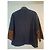 Christian Dior Bestickte Kimono-Denimjacke Braun Blau - Ansicht 3