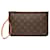 Borsa e pochette Louis Vuitton Monogram Neverfull Marrone