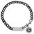 Collana Choker Vivienne Westwood Orb Plate Chain Nero Argento
