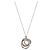 Collana con pendente Tiffany & Co. 1837 Interlocking Circle Argento D'oro