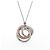 Collana con pendente Tiffany & Co. 1837 Interlocking Circle Argento D'oro - vista 2