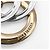 Collana con pendente Tiffany & Co. 1837 Interlocking Circle Argento D'oro - vista 7
