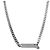 Collana girocollo Christian Dior in strass argento trasparente