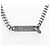 Collana girocollo Christian Dior in strass argento trasparente - vista 2