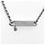 Collana girocollo Christian Dior in strass argento trasparente - vista 3