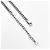 Collana girocollo Christian Dior in strass argento trasparente - vista 4