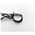 Collana girocollo Christian Dior in strass argento trasparente - vista 6