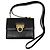 Borsa a tracolla mini Gancini Salvatore Ferragamo Nero