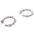 Orecchini a lobo Tiffany & Co. Bamboo in argento