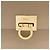 Borsa Salvatore Ferragamo Gancini Beige D'oro - vista 13