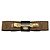 Fermi capelli Louis Vuitton LV Circle My Bow Ribbon Marrone D'oro - vista 2