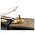 Fermi capelli Louis Vuitton LV Circle My Bow Ribbon Marrone D'oro - vista 5
