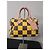 Louis Vuitton Speedy Bandouliere 25 Damier Azur Yellow Marrone Giallo - vista 8