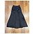 Falda maxi Chanel de brocado floral de seda negra Negro - vista 8