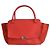 Cabas Borsa tote Trapeze Céline arancione in camoscio