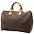 Borsa Boston Louis Vuitton Monogram Speedy 35 Marrone - vista 2