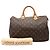 Borsa Boston Louis Vuitton Monogram Speedy 35 Marrone - vista 7