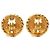 Orecchini a clip rotondi Sunburst Chanel CC placcati oro D'oro - vista 2