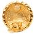 Orecchini a clip rotondi Sunburst Chanel CC placcati oro D'oro - vista 4