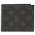 Cartera Small Marco Louis Vuitton Monogram Eclipse Negra Negro