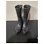 Botas de lluvia Prada de goma negra Negro - vista 4