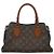 Louis Vuitton A timepiece bag harmonizing a classic Monogram pattern with a luxurious handle. Despite its compact BB size, it has ample interior storage for efficiently keeping daily belongings. Sturdy canvas Brown - view 2