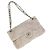 Borsa a patta Chanel Up In The Air in vitello traforato Bianco - vista 3