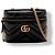 Borsa a mano Gucci Marmont Vanity Mini Nera Nero - vista 8