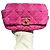 Chanel 19 Borsa a patta Chanel in tweed rosa - vista 3