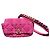 Chanel 19 Borsa a patta Chanel in tweed rosa - vista 4