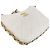 Borsa hobo Chanel CC Chain Around in lambskin matelassé Bianco - vista 15
