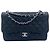Timeless Bolso Chanel medium flap clásico en piel caviar negra Negro - vista 2