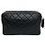 Borsa a tracolla Chanel Matelassé in pelle d'agnello nera Nero - vista 3