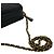Borsa a tracolla Chanel Matelassé in pelle d'agnello nera Nero - vista 4