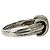 Tiffany & Co. Signature Cross Band Ring Silber - Ansicht 5