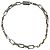 Bracciale a catena quadrata vintage GUCCI Argento