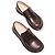 Mocassini in pelle Loewe Marrone scuro - vista 11