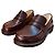 Mocassini in pelle Loewe Marrone scuro - vista 14