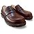 Mocassini in pelle Loewe Marrone scuro - vista 5