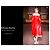 Simone Rocha Fall 2018 Runway Trench Coat de algodón con revestimiento de hoja UK6 Roja - vista 2
