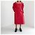 Simone Rocha Fall 2018 Runway Trench Coat de algodón con revestimiento de hoja UK6 Roja - vista 3