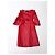 Simone Rocha Fall 2018 Runway Trench Coat de algodón con revestimiento de hoja UK6 Roja - vista 4