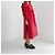 Simone Rocha Fall 2018 Runway Trench Coat de algodón con revestimiento de hoja UK6 Roja - vista 6